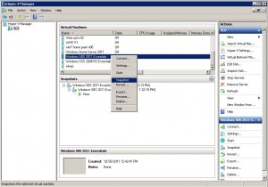 hyper-v snapshot