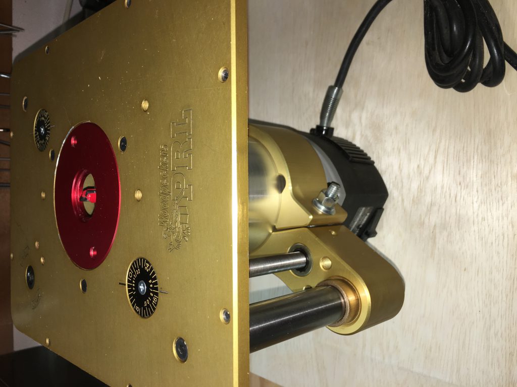 Repairing a stuck Woodpecker Precision Router Lift electrongoo