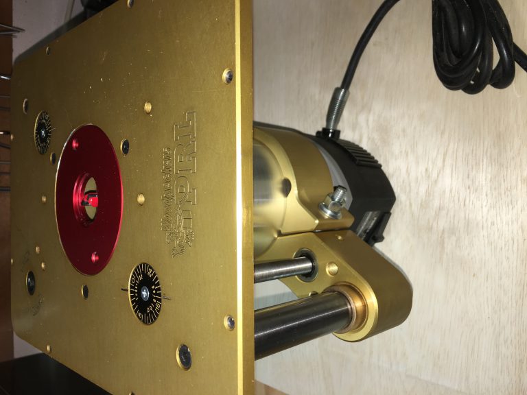 Repairing a stuck Woodpecker Precision Router Lift electrongoo